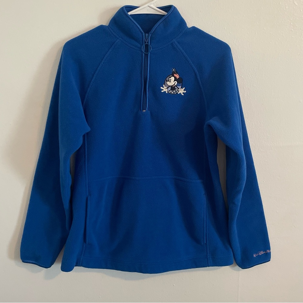VINTAGE WALT DISNEY WORLD MINNIE MOUSE FLEECE JACKET